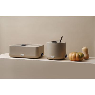 Chafing dish UNIQ, HENDI, designed by Robert Bronwasser, GN 1/1, Béžová, 230V/700W, 607x402x(H)245mm | 470442